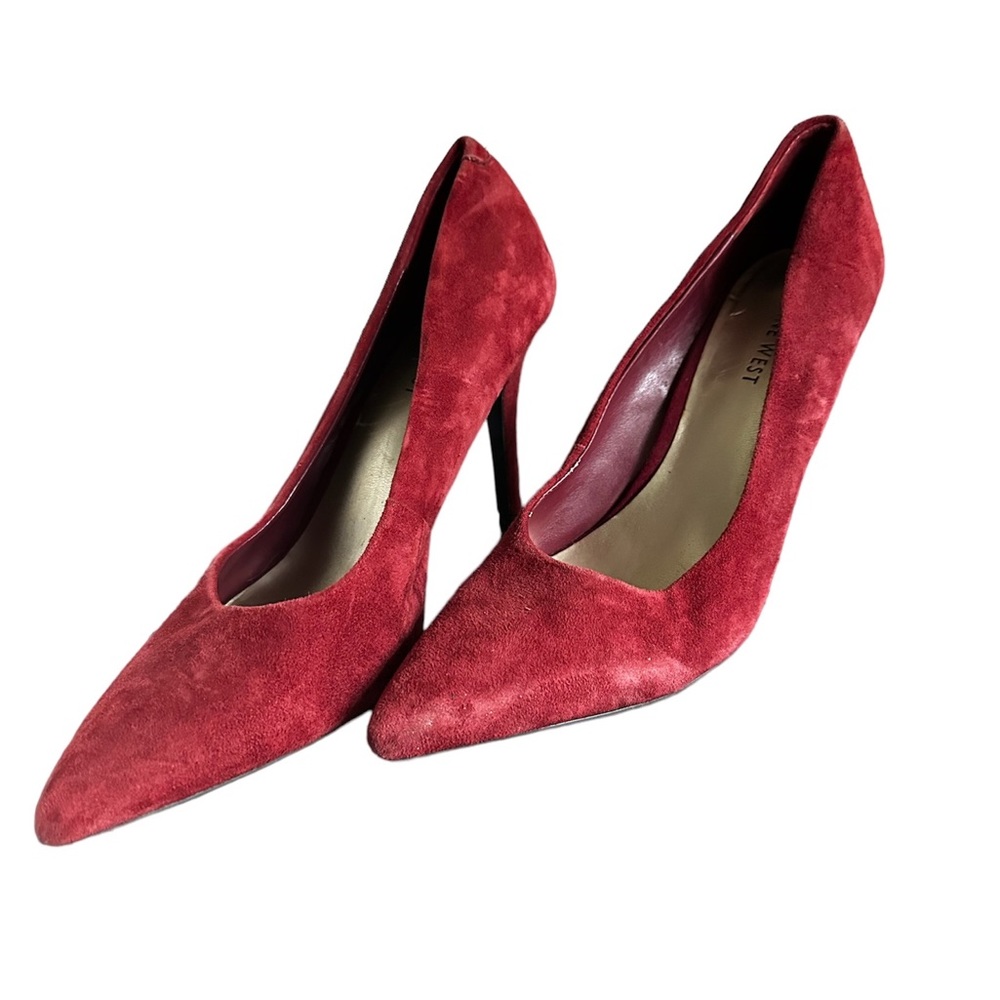 Red Nine West heels